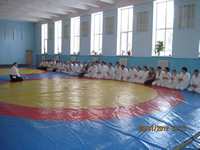 Aikido seminar participants