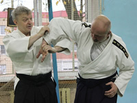 An aikido seminar by Vitaliy Goleshev in Korolev