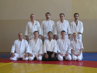 Representatives of the Mumonkan Aikido Club on seminar by Mr. Makoto Ito