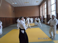 Aikido seminar by V. Goleshev in Navapolatsk, November 23