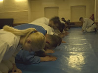 Тренировка по айкидо для начинающих