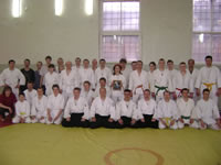 Aikido seminar participants