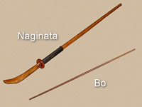 Naginata and bo